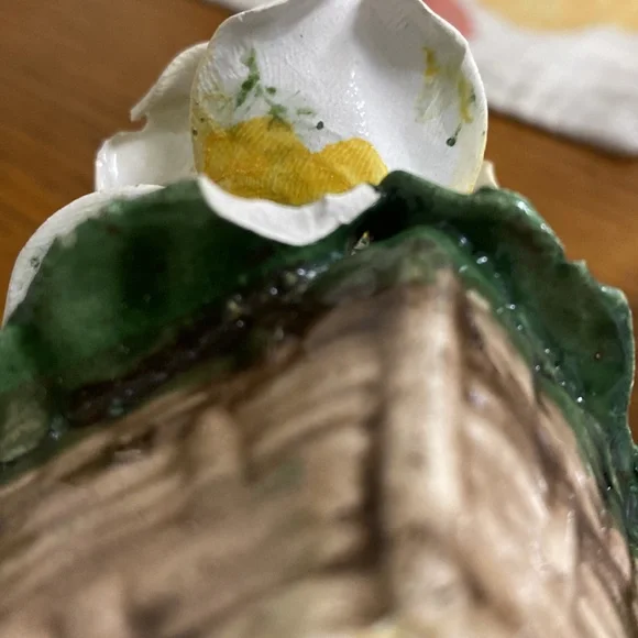 Nuova Capodimonte Basket Yellow Roses Italy - Picture 3 of 5